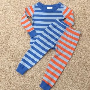 Hanna Andersson organic cotton blue orange striped